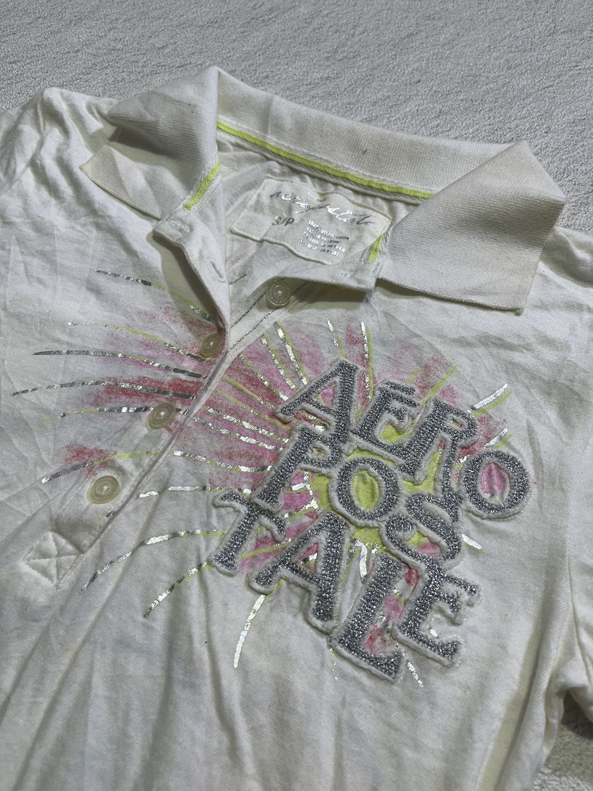 Hysteric Glamour Y2K AERO POS TALE SHORT SLEEVE T-SHIRT WITH EMBROIDERY STYLE Size S / US 4 / IT 40 - 7 Thumbnail