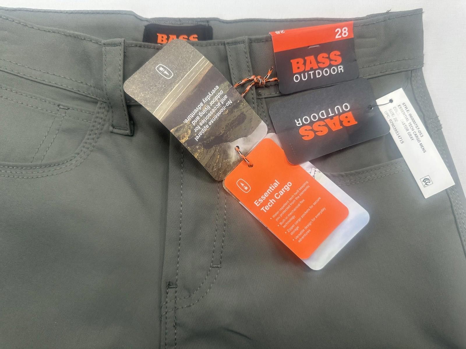 Bass Bass Outdoor Zipper Pockets Tech Cargo Chinos Mens 28/20 Size US 28 / EU 44 - 5 Thumbnail