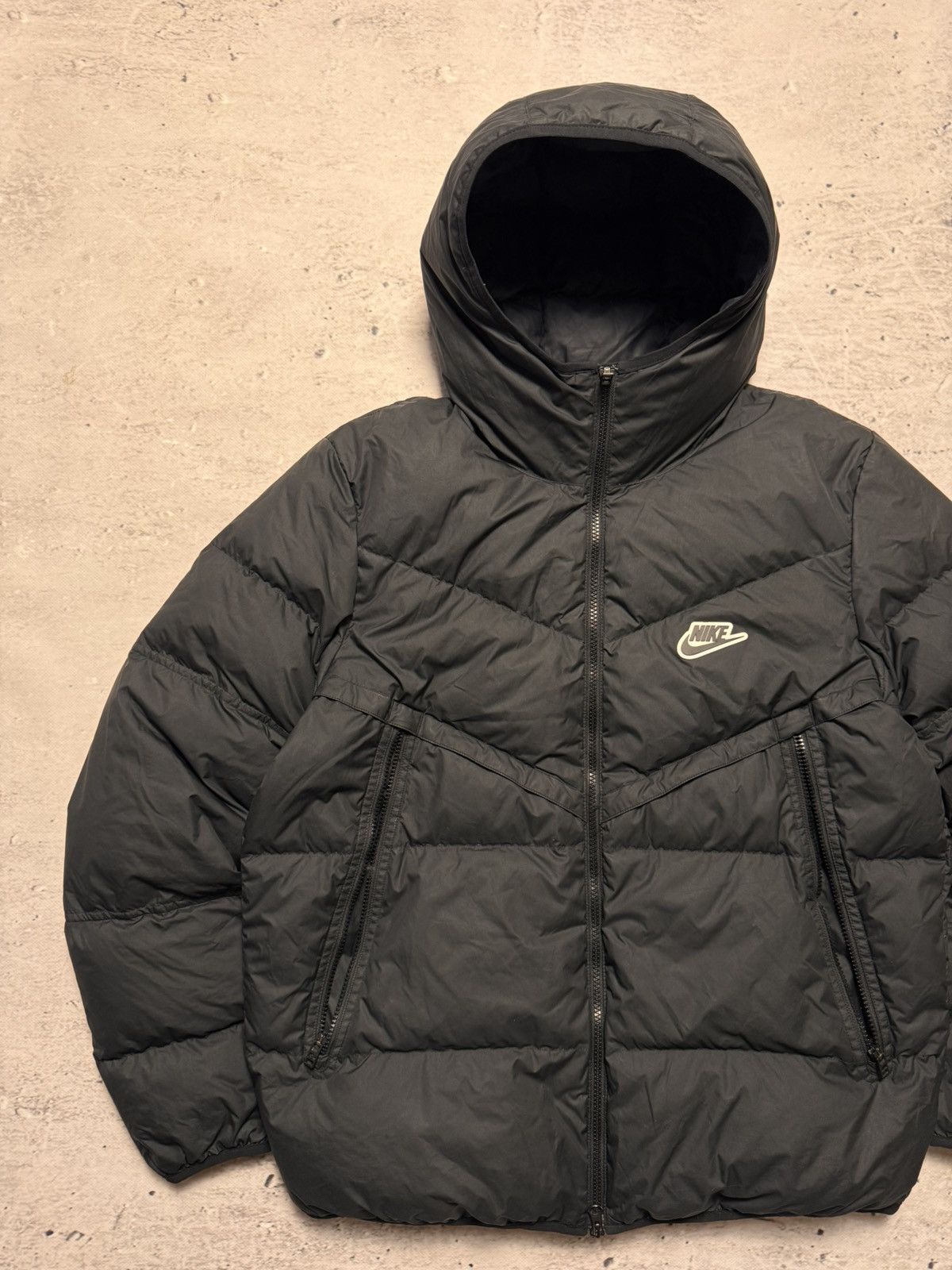 Nike × Nike ACG NIKE PUFFER DOWN BASIC LOGO OVERSIZE NYLON JACKET Size US L / EU 52-54 / 3 - 2 Thumbnail