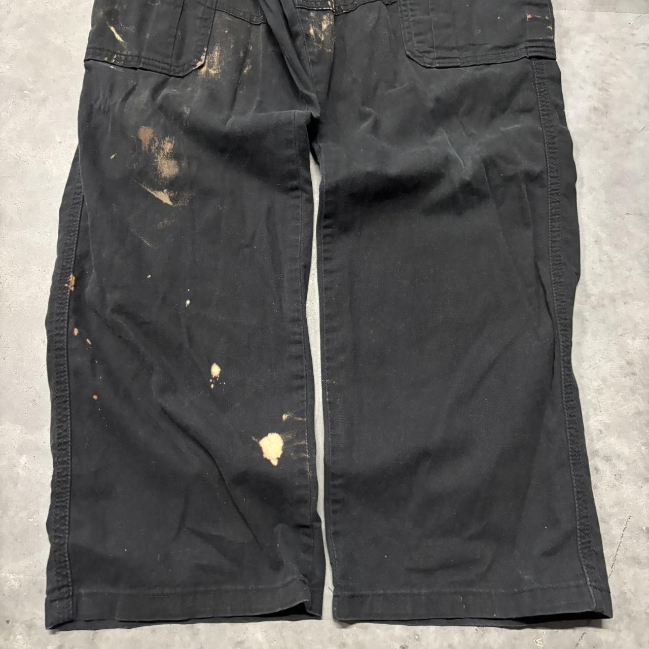 Japanese Brand × Vintage Crazy Vintage Y2K/2000s Grunge Black Skater Cargo Pants! Size US 32 / EU 48 - 6 Thumbnail
