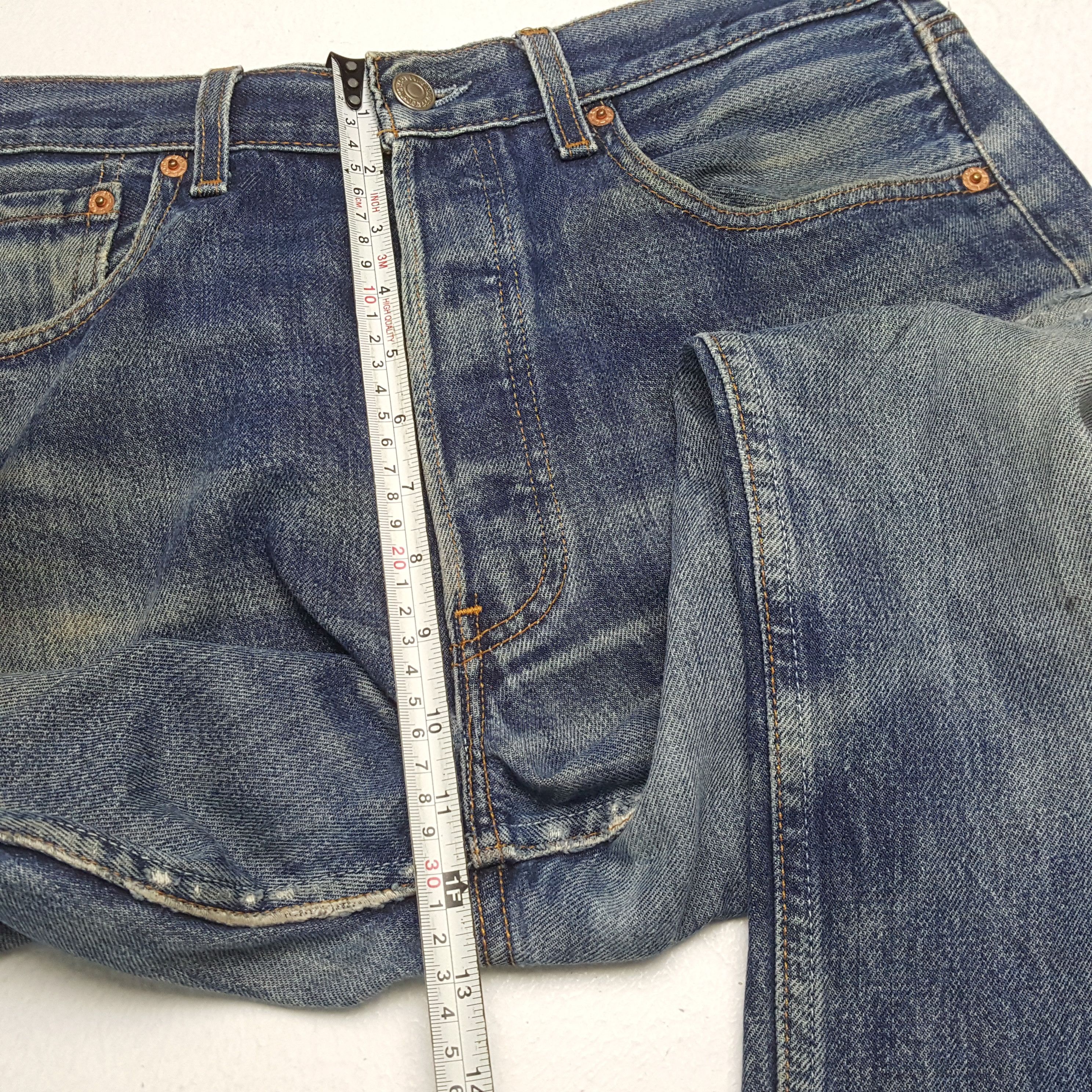 Levi's × Vintage LEVI'S 501 Fashion Streetwear Style Distressed Jeans Size US 30 / EU 46 - 8 Thumbnail