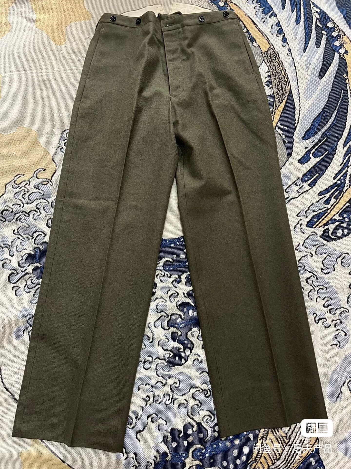 At Last & Co at last&co Wool Military Pants Size US 32 / EU 48 - 1 Thumbnail