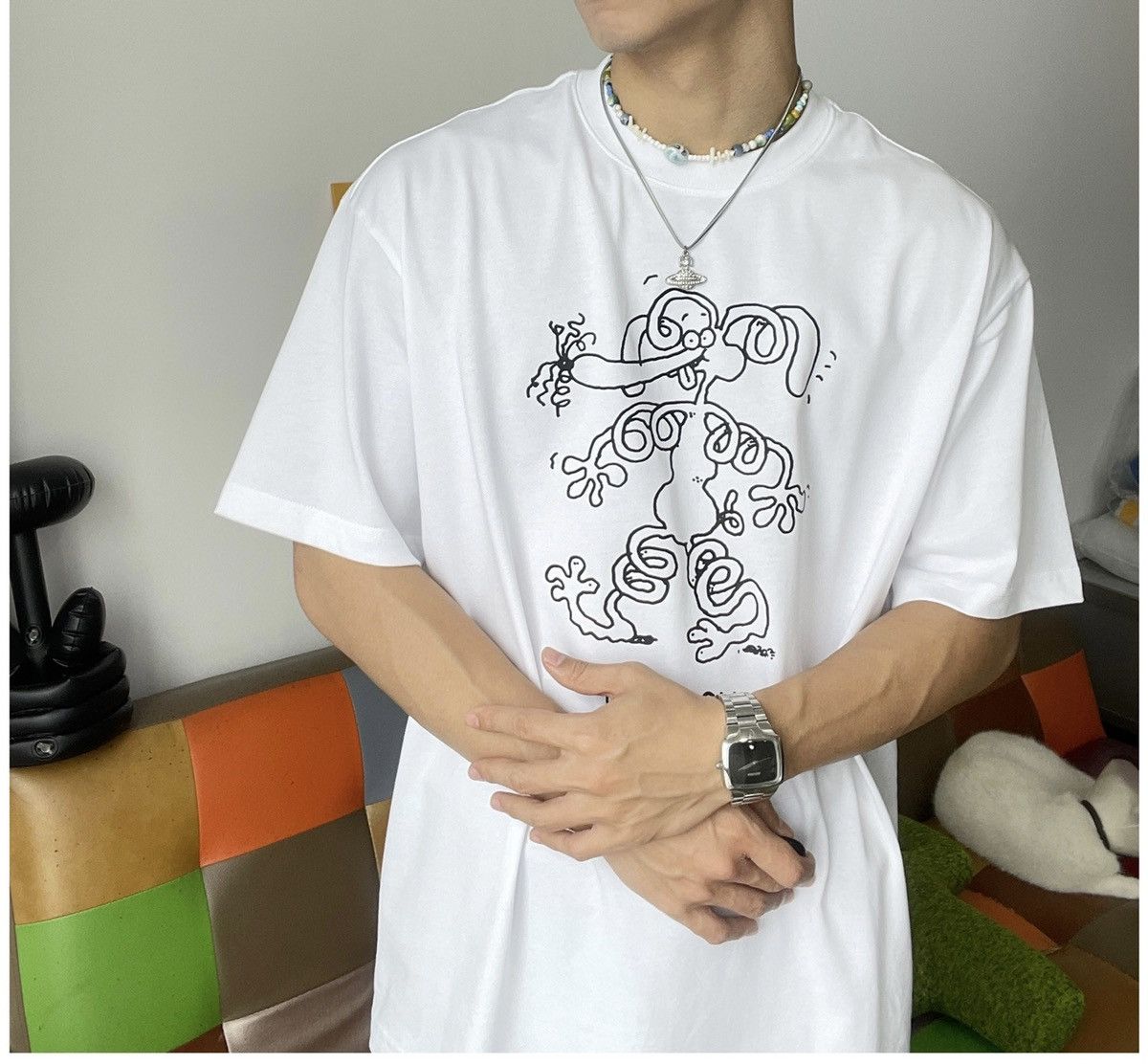 Band Tees × Vintage Retro punk shirt Size US L / EU 52-54 / 3 - 1 Thumbnail