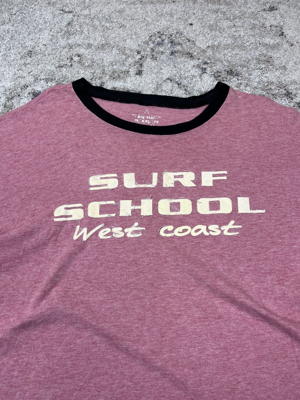 Big Star BIG STAR SURF SCHOOL TEE - LOT № 755 Size US XXL / EU 58 / 5 - 2 Thumbnail
