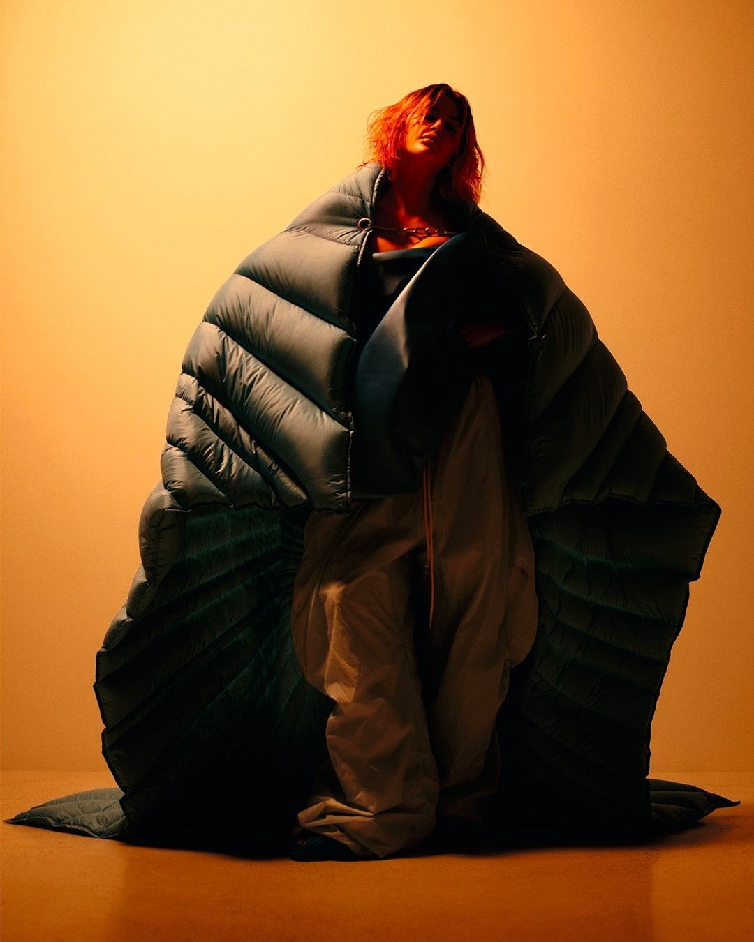 Rick Owens *RARE* KINGSIZE DOWN BLANKET/CAPE FW21 Size ONE SIZE - 1 Thumbnail