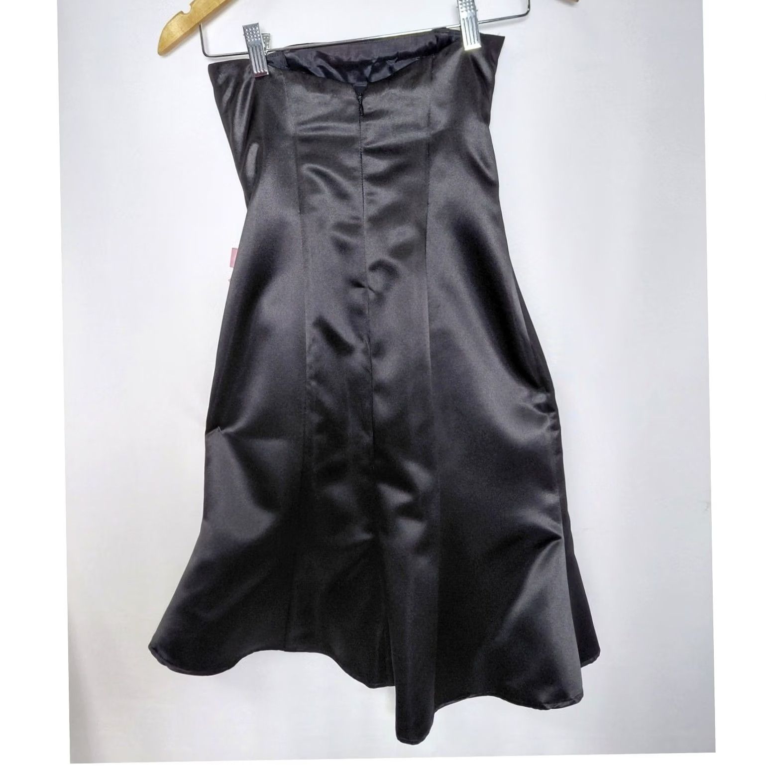 Jessica McClintock Jessica McClintock for Gunne Sax Dress Womens 3/4 Black Pink Bow Knee Length Women Size Size XS / US 0-2 / IT 36-38 - 2 Thumbnail