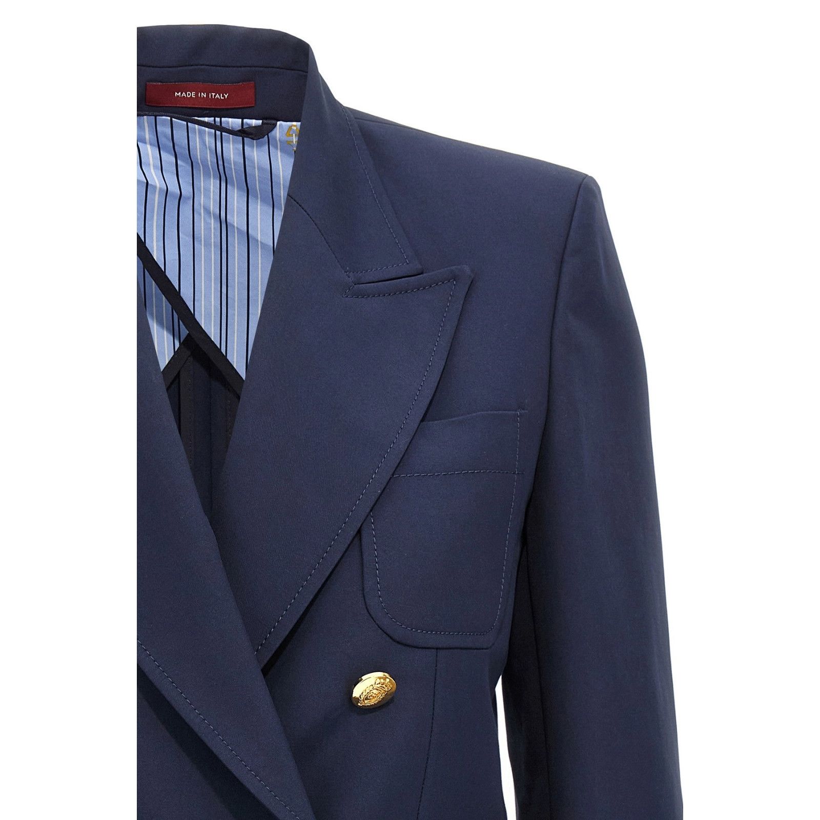 Gucci GUCCI $3980 Double Breasted Blue Blazer Jacket New & Authent Size S / US 4 / IT 40 - 3 Thumbnail