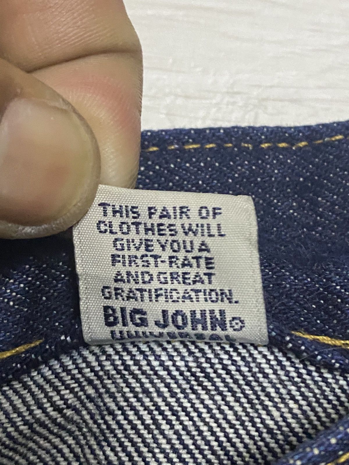 Big John Big john Universal Global Jeans Navy Blue Distressed Jeans Size US 28 / EU 44 - 17 Thumbnail