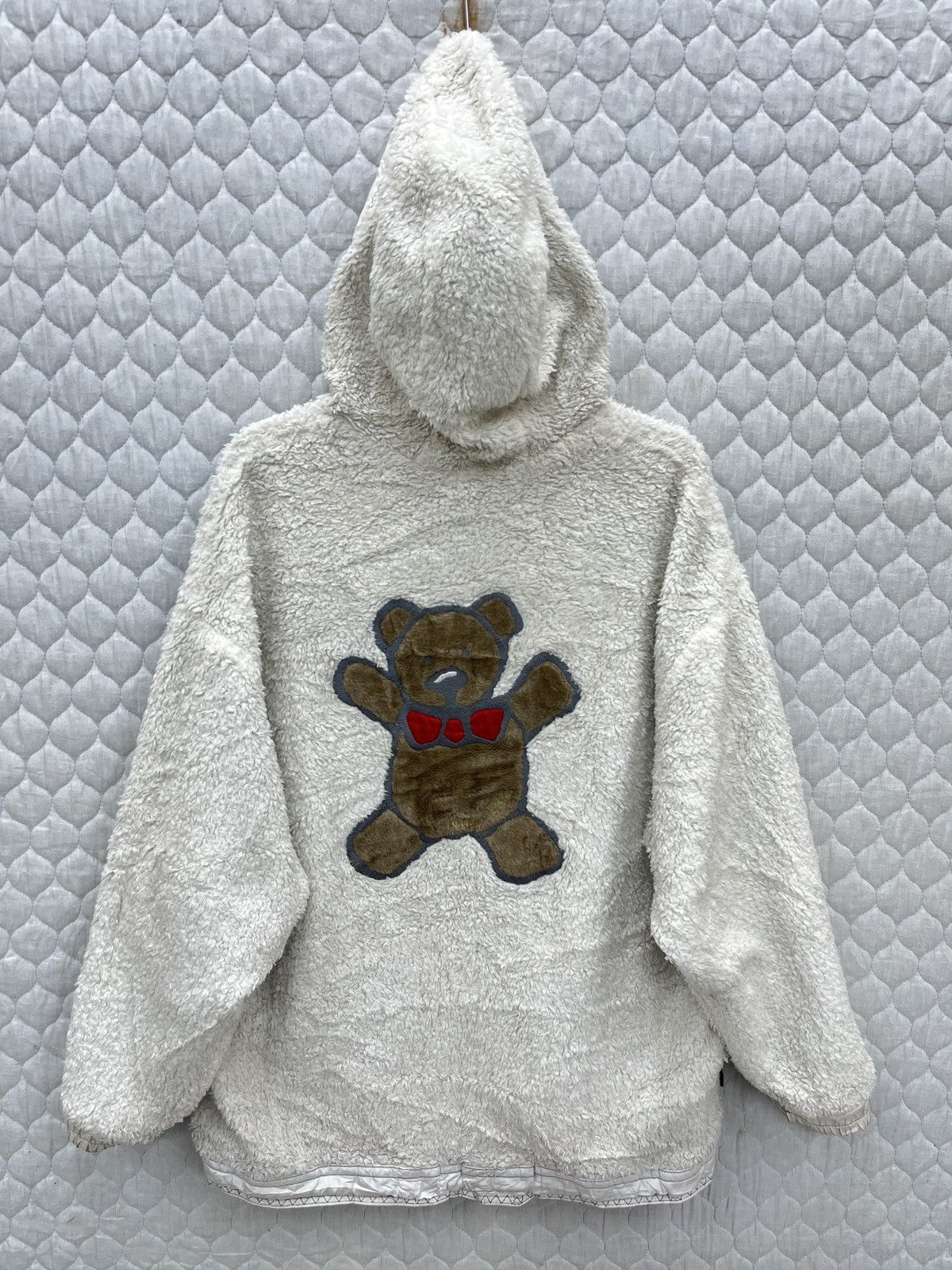 Ellesse × Vintage 🔥🔥🔥STEALS ELLESE BEAR OVER PRINT REVERSIBLE HOODIE JACKET Size L / US 10 / IT 46 - 16 Thumbnail