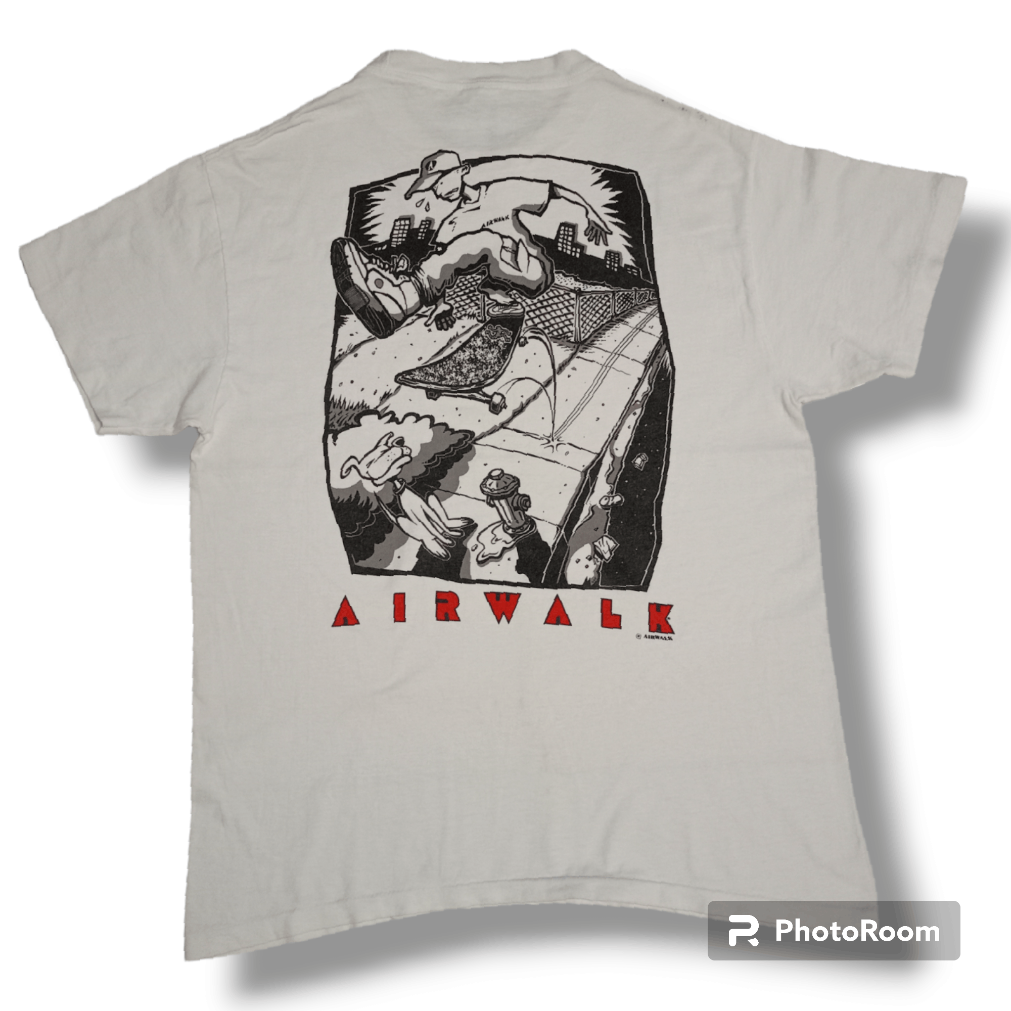 Airwalk × Santa Cruz Skateboards × Vintage Vintage rare Airwalk t shirt Size US L / EU 52-54 / 3 - 2 Thumbnail
