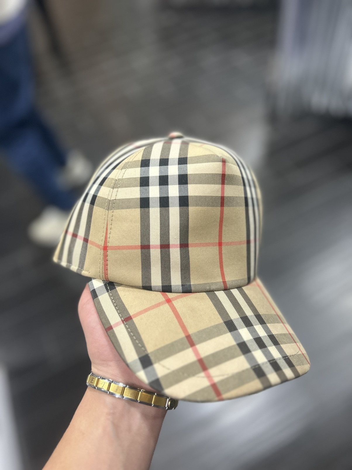 Burberry Burberry Vintage Check Baseball Cap | Grailed