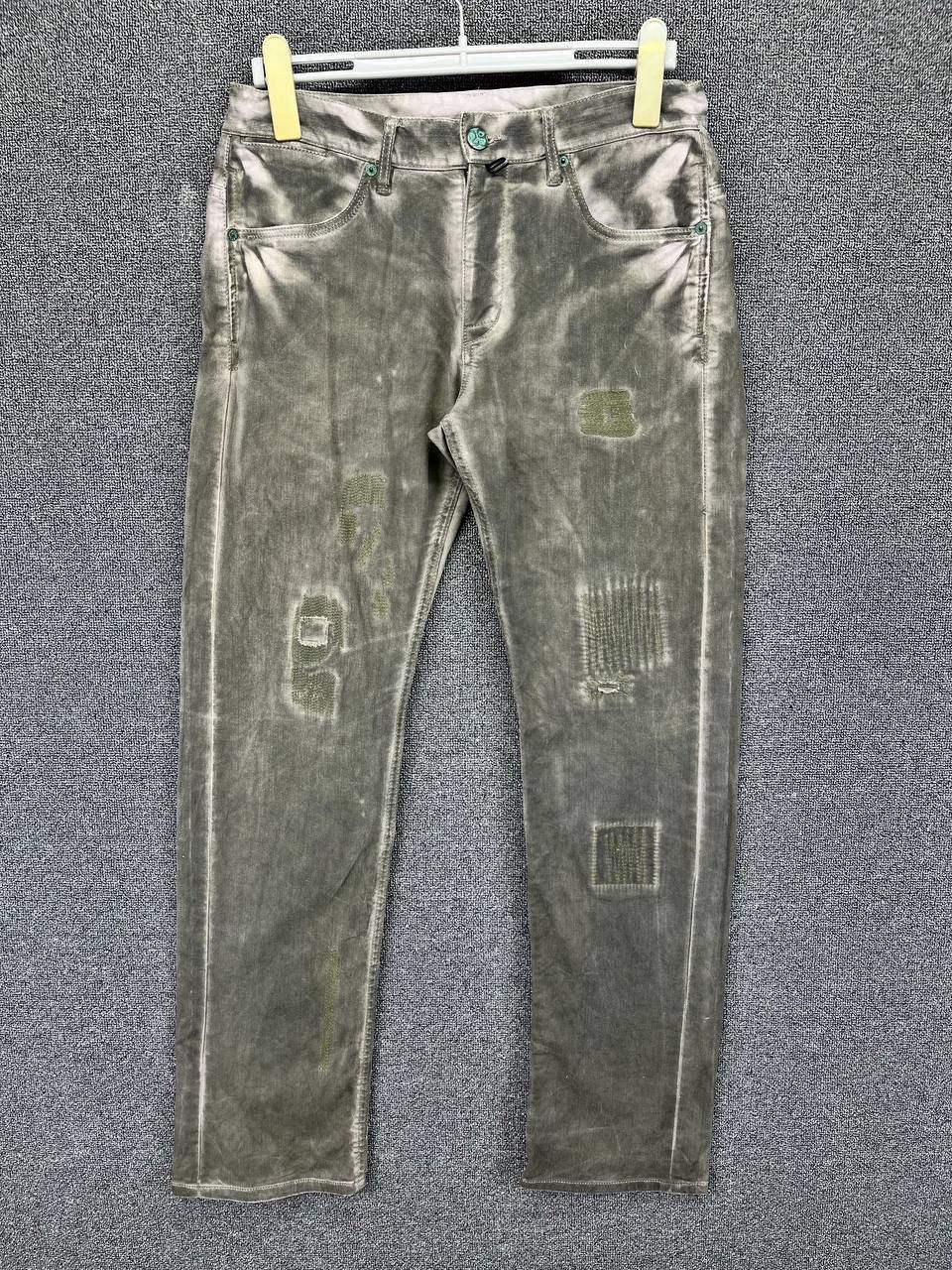 Japanese Brand Vintage 291295 Homme Punk Rare Trashed Jeans Denim Pants Size US 32 / EU 48 - 1 Thumbnail