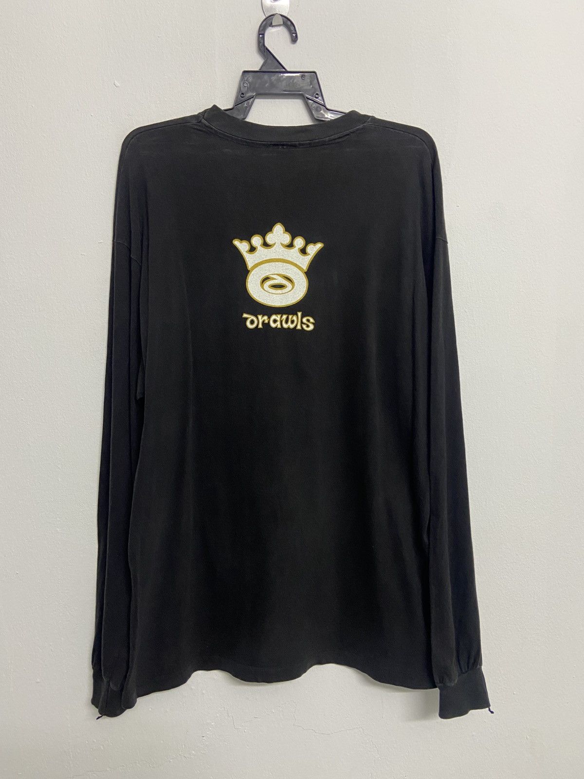 Hook-Ups Rare Vintage Drawls Skateboard Long Sleeve T-Shirt Size US XL / EU 56 / 4 - 3 Thumbnail