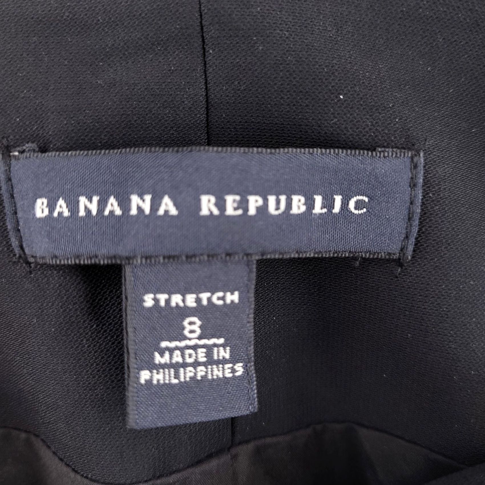 Banana Republic Banana Republic Skirt Womens 8 Black Ruffle Side Zip Short Mini Stretch Liner Solid 90s? No Vintage Size 30" / US 8 / IT 44 - 4 Thumbnail