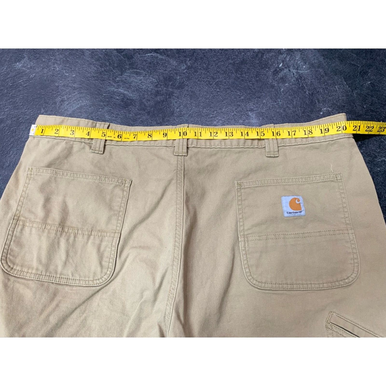 Carhartt Carhartt Relaxed Fit Mens Carpenter Pants 42x32 Beige Size US 42 / EU 58 - 5 Thumbnail
