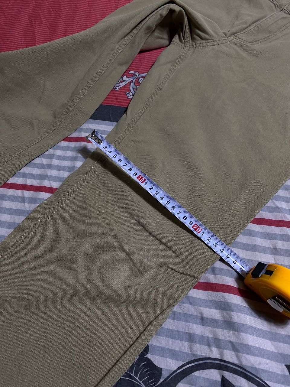 Carhartt × Japanese Brand Crazy Crash Dirty Baggy Faded Jean Japan Avant Garde Style Size US 32 / EU 48 - 4 Thumbnail
