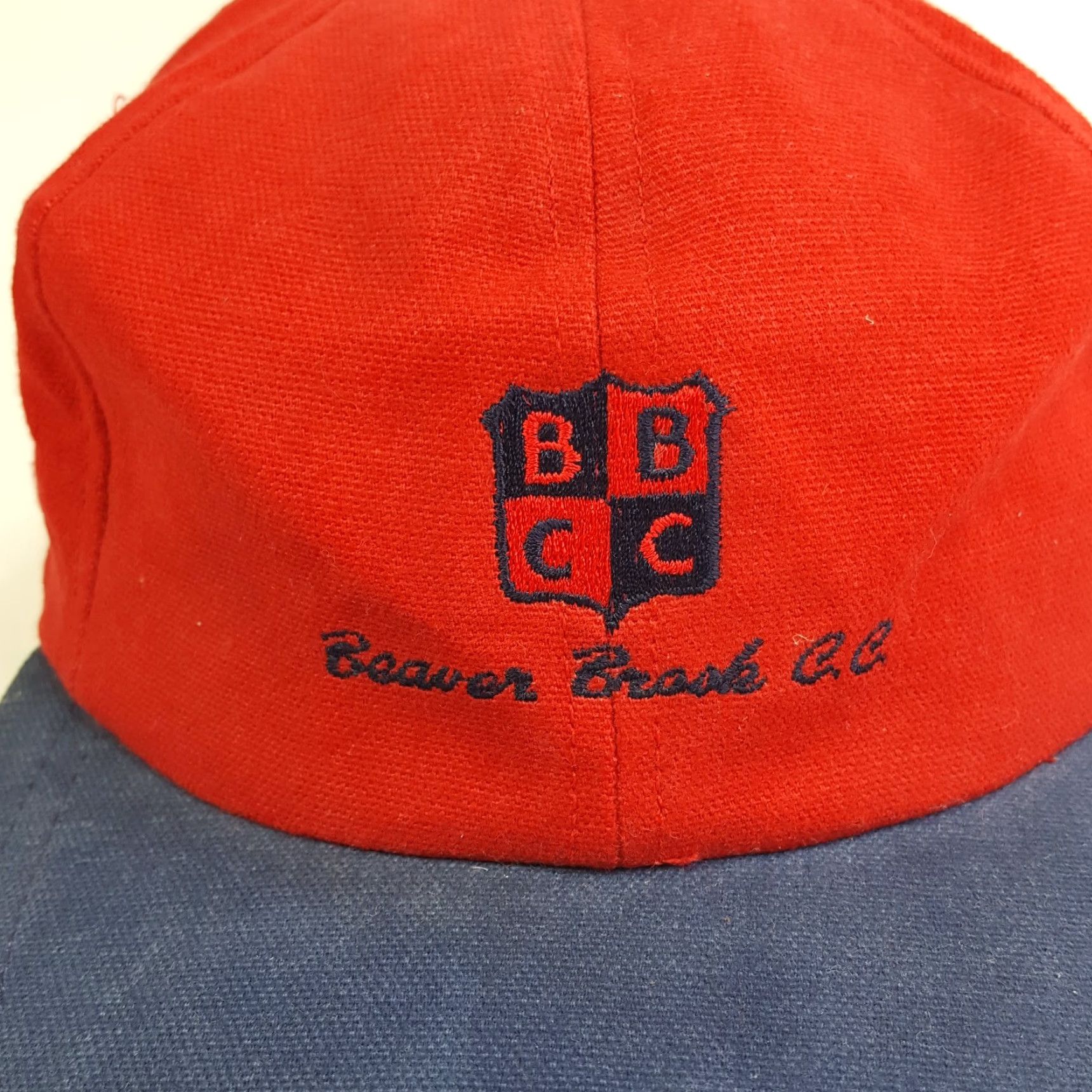 Vintage VINTAGE Firethorn Beaver Brook Country Club Snapback Adjustable Golf Hat Cap Mens Red 90s Baseball Cap Size ONE SIZE - 4 Thumbnail