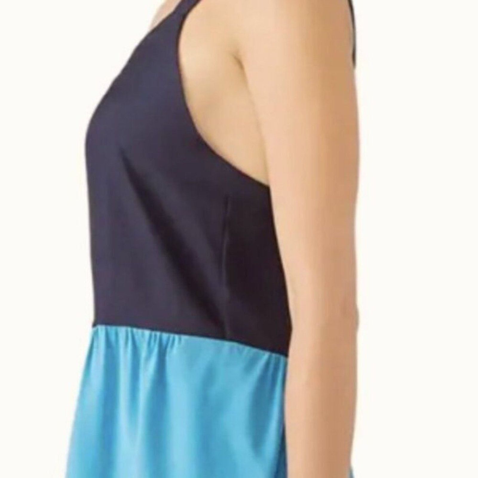 Tibi TIBI Colorblock Tank Top blue Size 10 Size L / US 10 / IT 46 - 3 Thumbnail