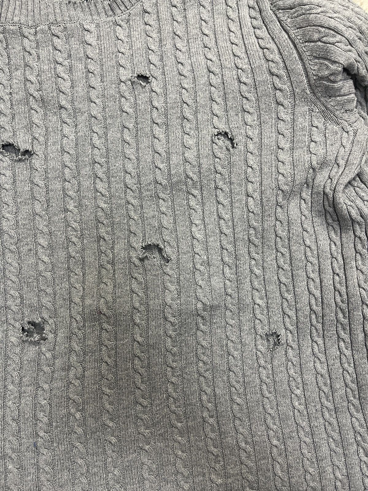 Japanese Brand × Vintage VINTAGE SWEATER WITH HOLES FADED Size US S / EU 44-46 / 1 - 2 Thumbnail