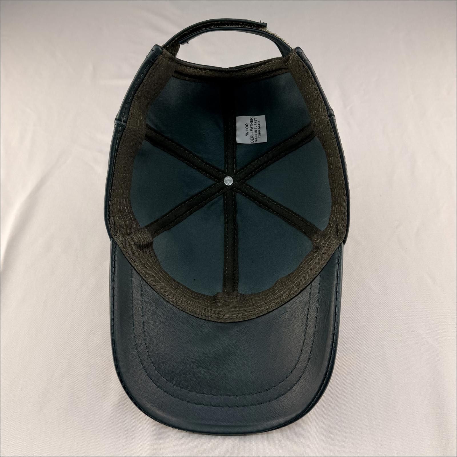 Other NEW Matt Leather Baseball Cap - Premium Hat 083 Size ONE SIZE - 6 Thumbnail