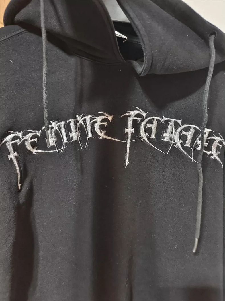 Balenciaga Balenciaga Sanskrit embroidered logo hooded sweater Size US M / EU 48-50 / 2 - 2 Thumbnail