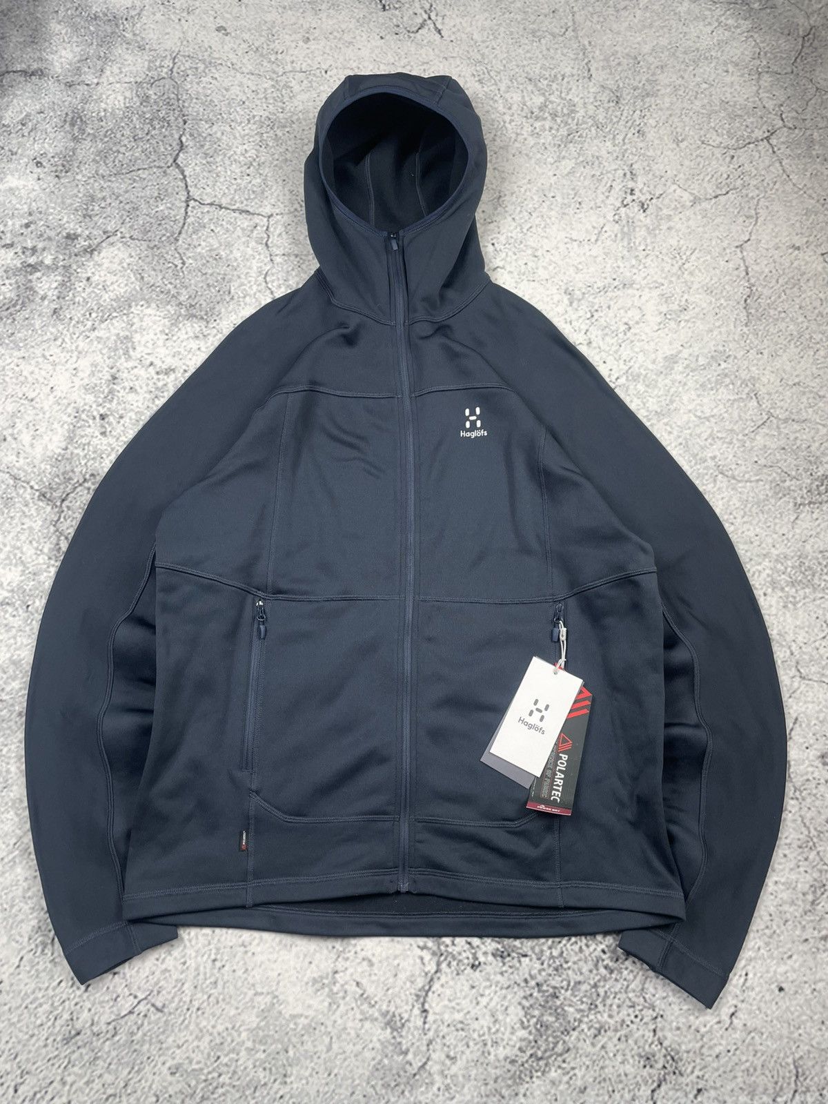 Haglofs Haglöfs (Men’s) L Polartec Hoodie Black Outdoor Size US L / EU 52-54 / 3 - 1 Thumbnail