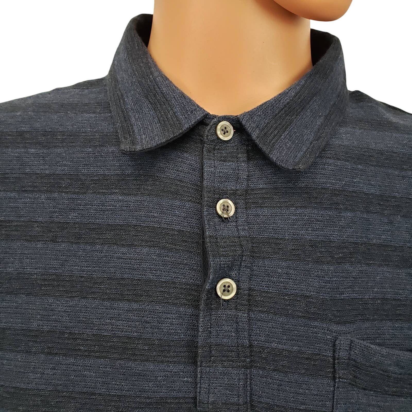 Johnston & Murphy Johnston & Murphy Polo Shirt Pima Cotton Striped XL Size US XL / EU 56 / 4 - 5 Thumbnail