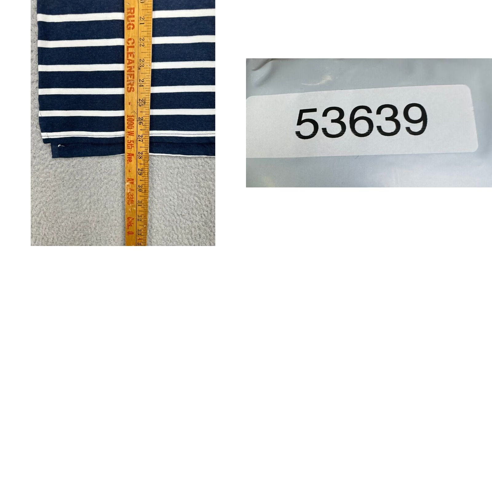 Vintage St Johns Bay Polo Shirt Mens Small Navy Striped Performance Quick Dry Rugby Size US S / EU 44-46 / 1 - 8 Thumbnail