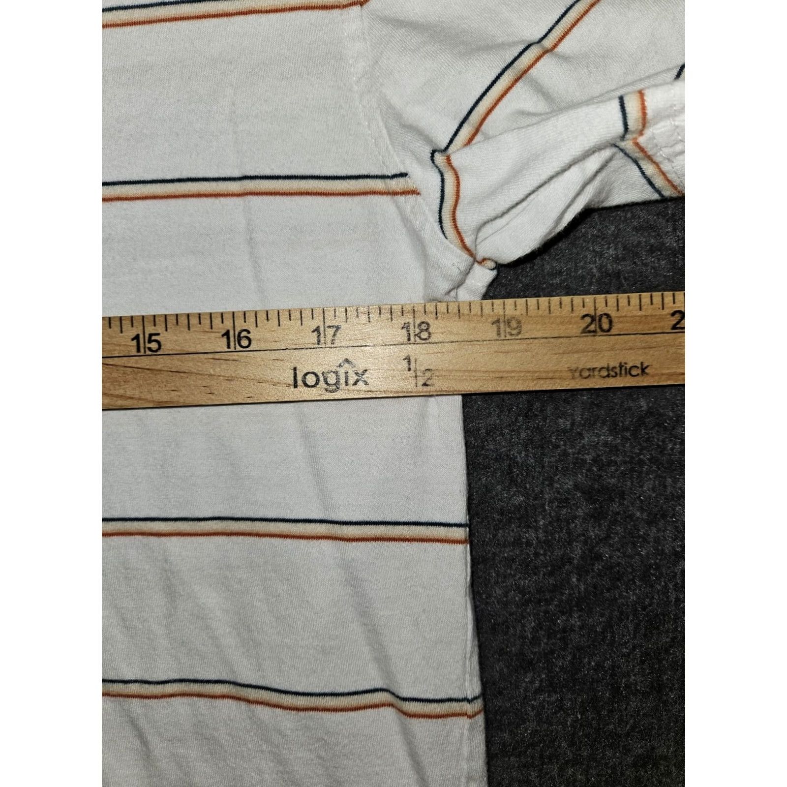 Vintage Aéropostale Polo Shirt Men M White Short Sleeve Striped Casual Preppy Size US M / EU 48-50 / 2 - 3 Thumbnail