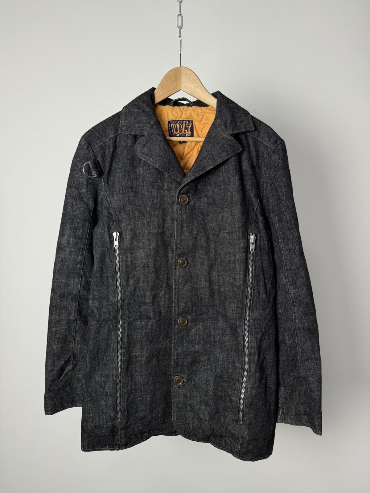W & Lt Walter Van Beirendonck Denim Coat Jacket