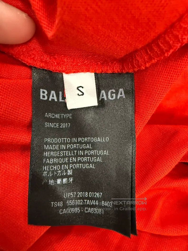Balenciaga Balenciaga Coca-Cola wave embroidery red short-sleeve T-sh Size US S / EU 44-46 / 1 - 5 Thumbnail