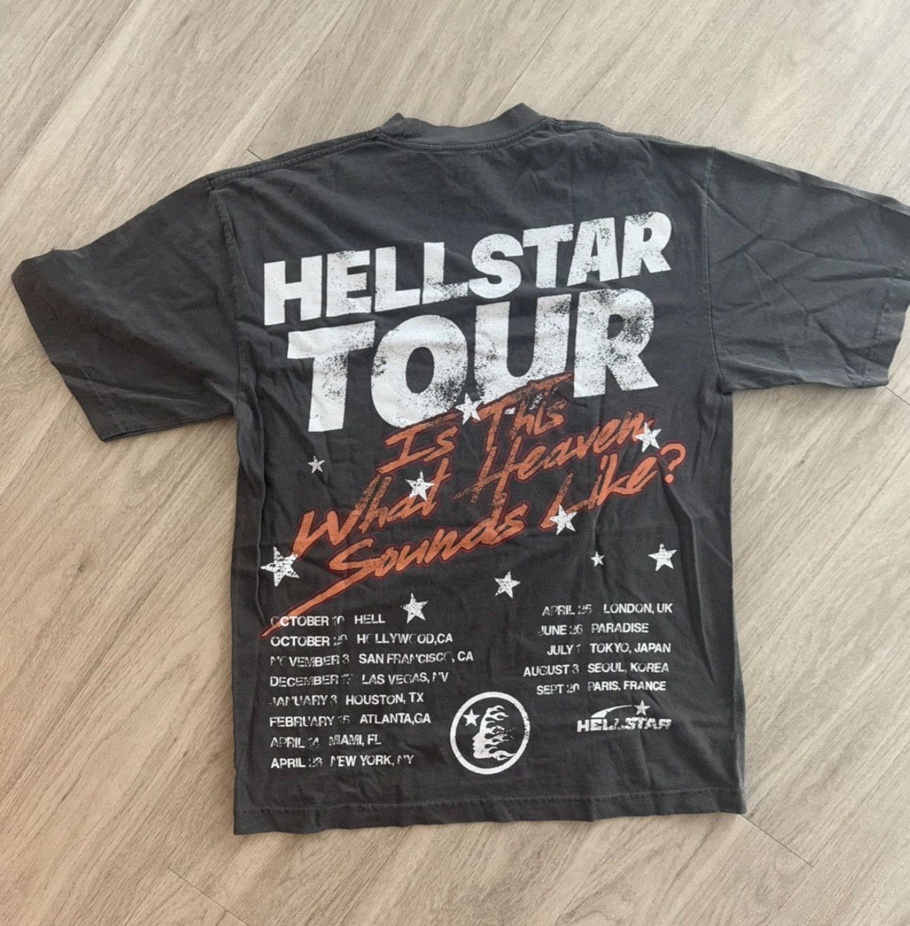 HELLSTAR Hellstar Grey Rage Tee | Grailed