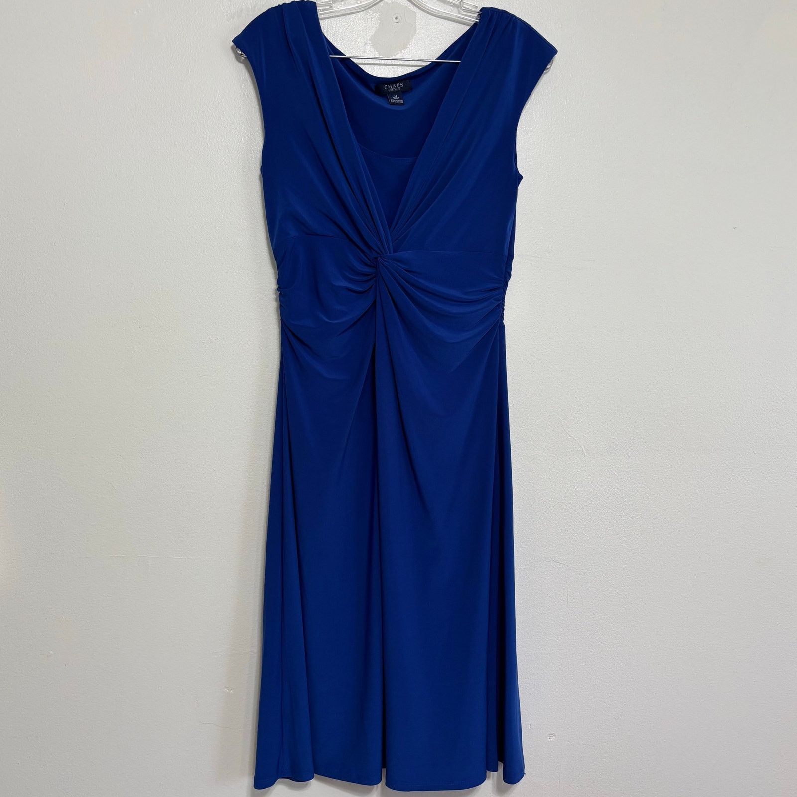 Chaps Chaps Women’s Blue Mid-Length Cap Sleeve Dress Size M Size M / US 6-8 / IT 42-44 - 1 Thumbnail