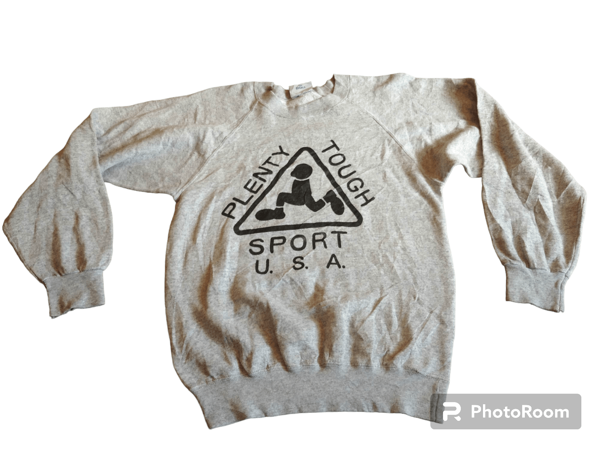 Vintage 90's plenty tough sport USA sweatshirt big logo