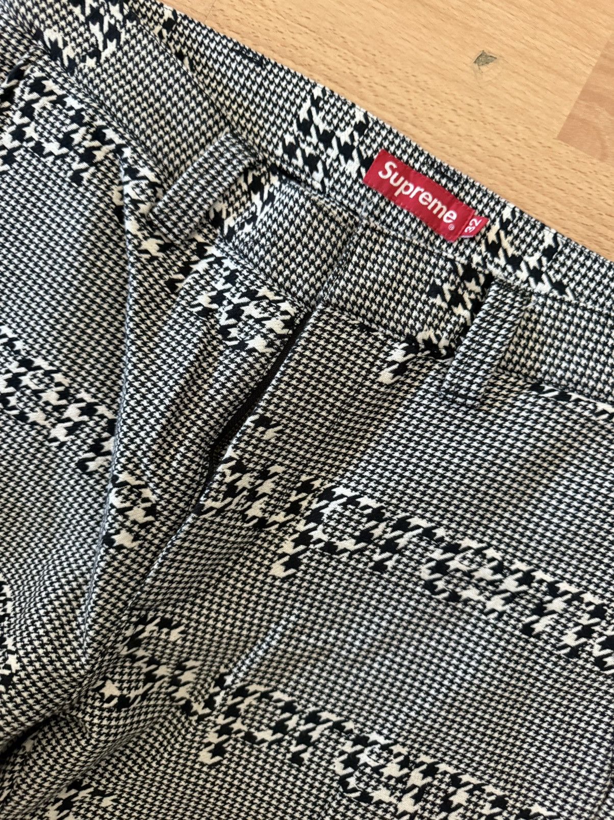 Supreme FW20 Supreme Black houndstooth work pant size 32 pants W32 Size US 32 / EU 48 - 5 Thumbnail
