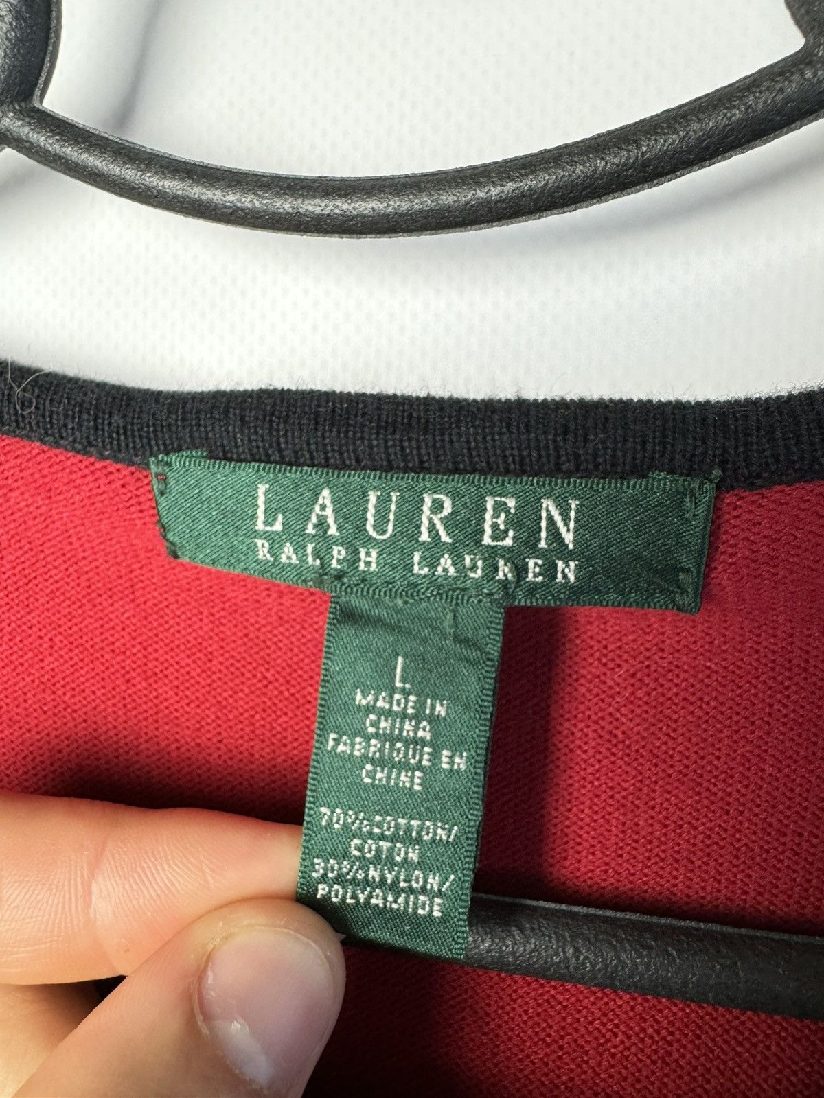 Lauren Ralph Lauren × Vintage Vintage Lauren Ralph Lauren Sweatshirt size L Size L / US 10 / IT 46 - 7 Thumbnail