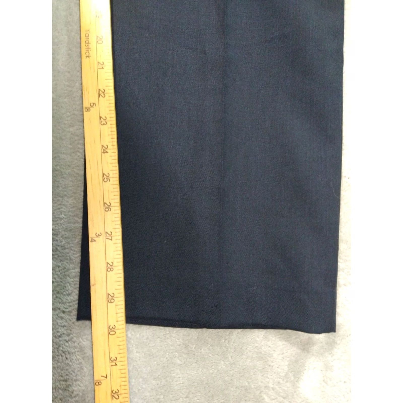 Chaps Chaps Pants Mens 40x30 Blue Wool Dress Tapered Front Flat Front Trouser Preppy Vintage: No Category: Pants Size US 40 / EU 56 - 5 Thumbnail