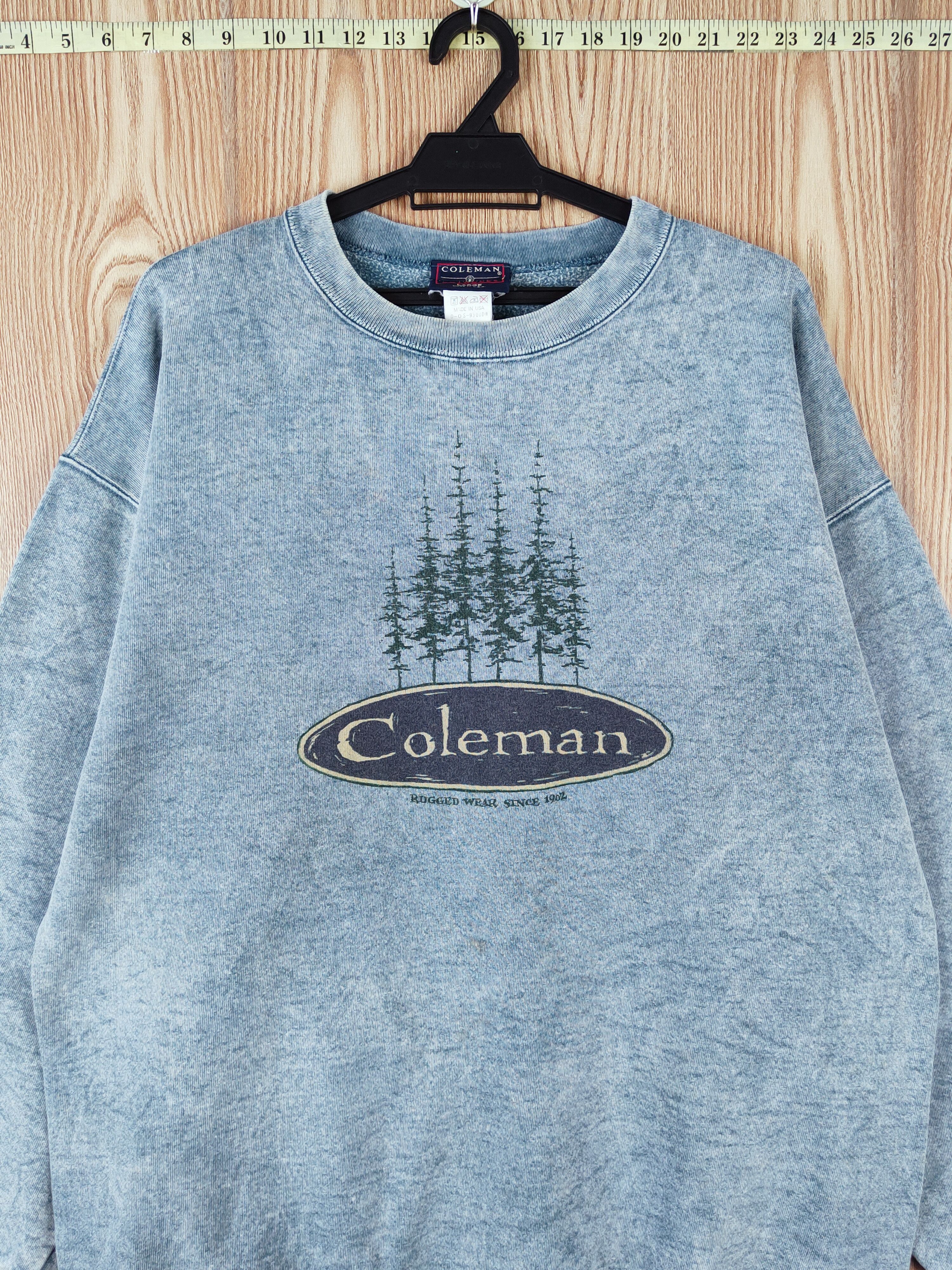 Coleman Coleman outdoor Made In Usa vintage Faded Sweatshirts #W173 Size US L / EU 52-54 / 3 - 2 Thumbnail