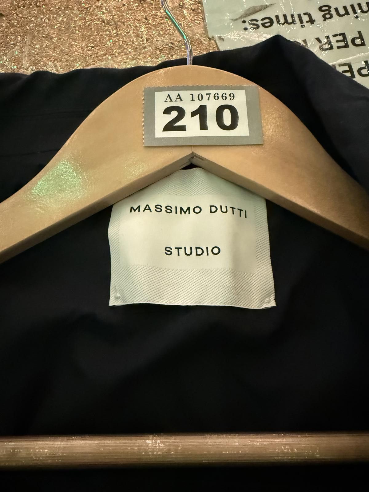 Massimo Dutti Massimo Dutti Studio Women's Black Trench Coat Size M / US 6-8 / IT 42-44 - 3 Thumbnail