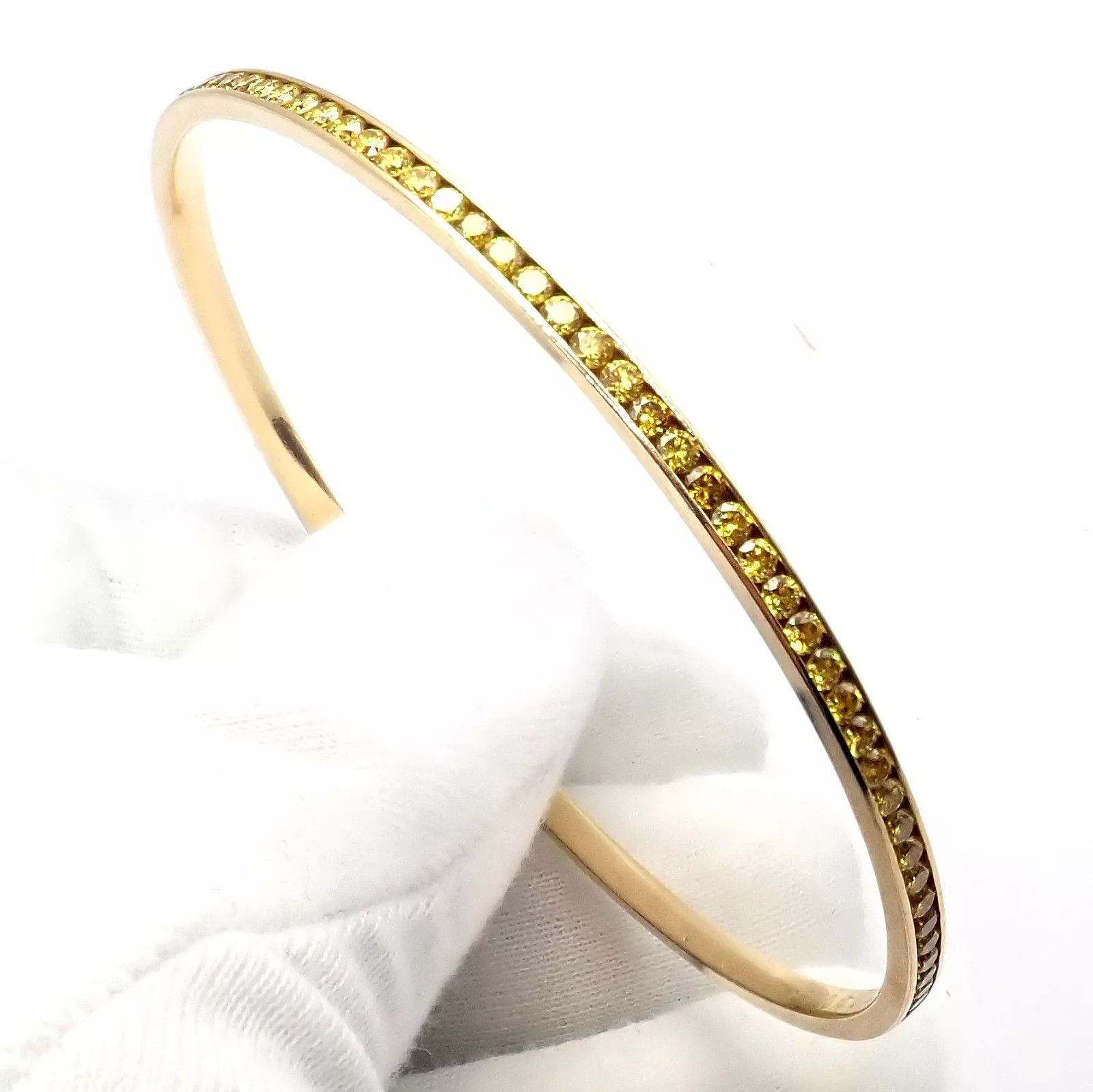 Jacob & Co. Jacob & Co 18k Full 3.5ctw Diamond Bangle Bracelet Size ONE SIZE - 6 Thumbnail