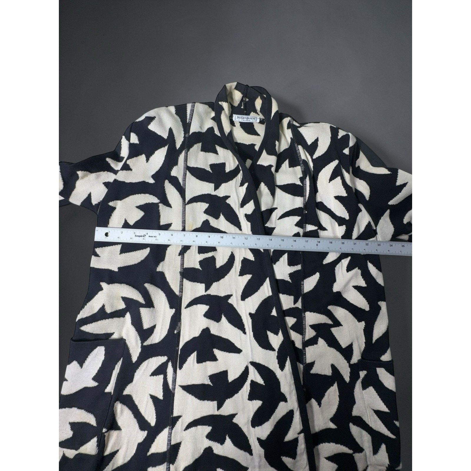 Yves Saint Laurent Yves Saint Laurent Vintage With Rive Cardigan Size M / US 6-8 / IT 42-44 - 3 Thumbnail