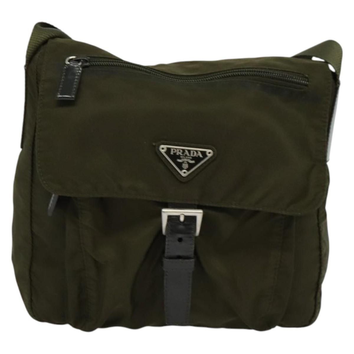Prada Prada Buckle Messenger Bag Tessuto Size ONE SIZE - 1 Thumbnail
