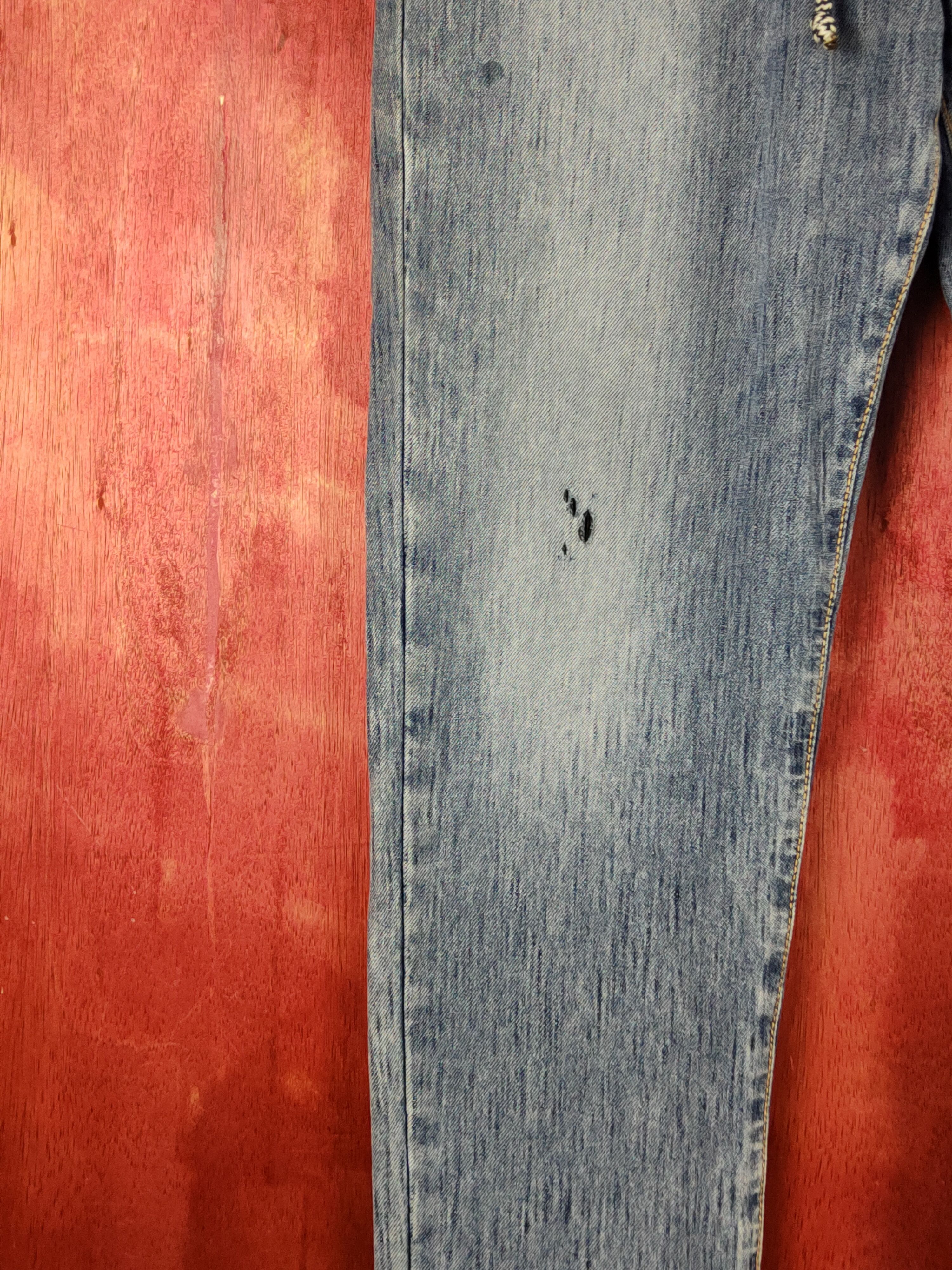 Edwin Edwin Blue Distressed Multipocket Denim #S1587 Size US 31 - 4 Thumbnail
