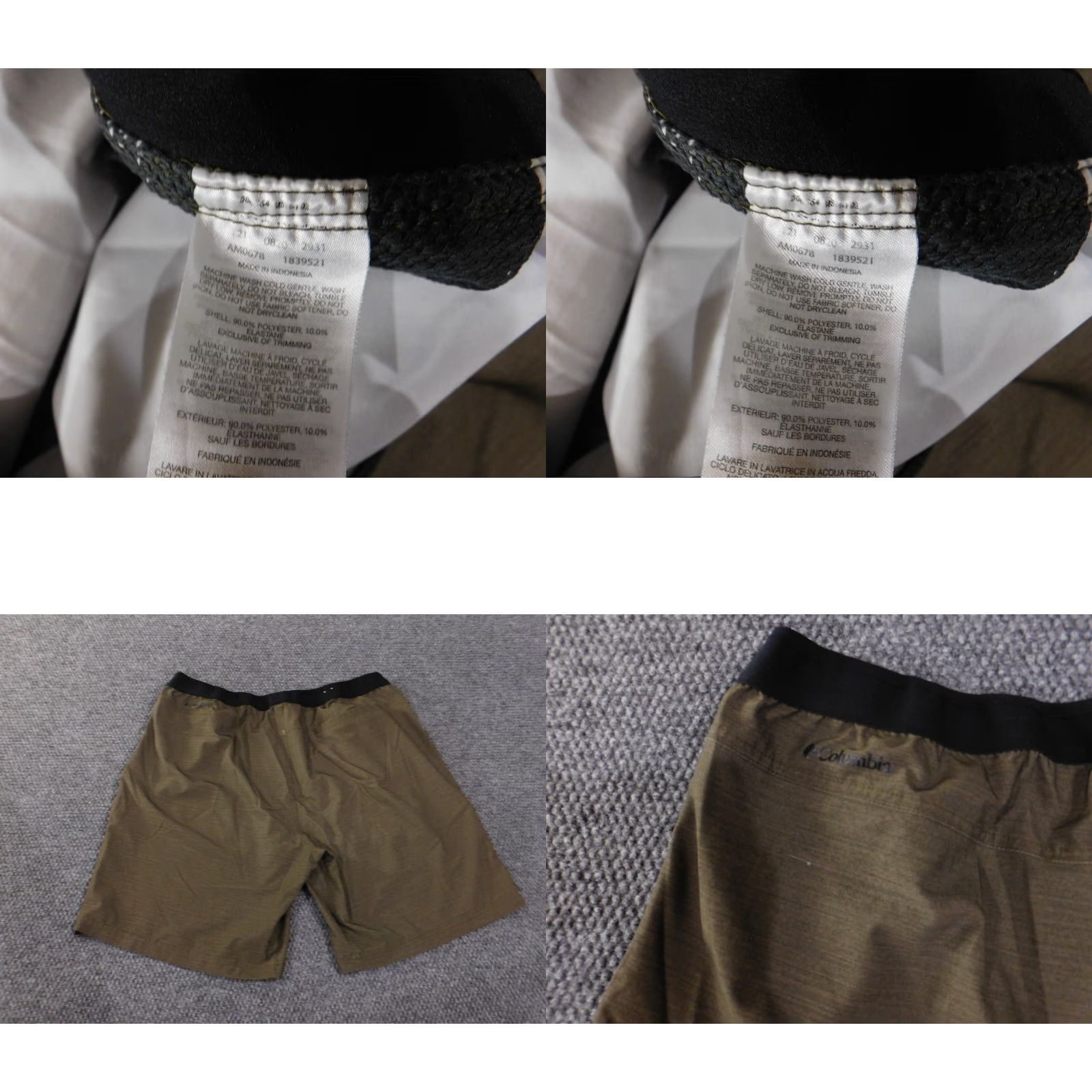 Vintage Columbia Shorts Mens XL Green Cargo Outdoors Utility Shade Hunting Zip Regular Size US 36 / EU 52 - 8 Thumbnail