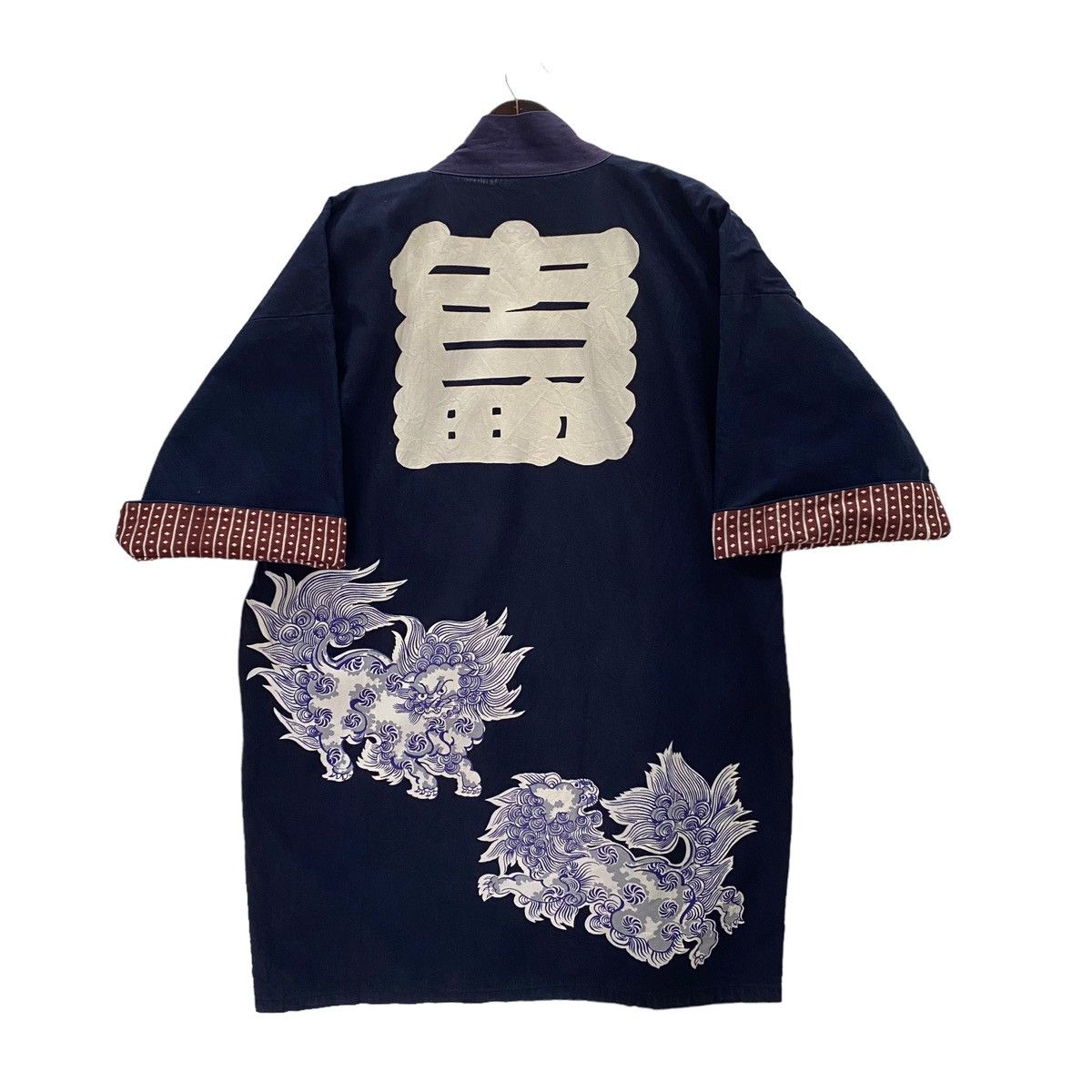 Komono × Vintage VINTAGE KIMONO DRAGON indigo Japanese rare japan shirt Size US L / EU 52-54 / 3 - 4 Thumbnail