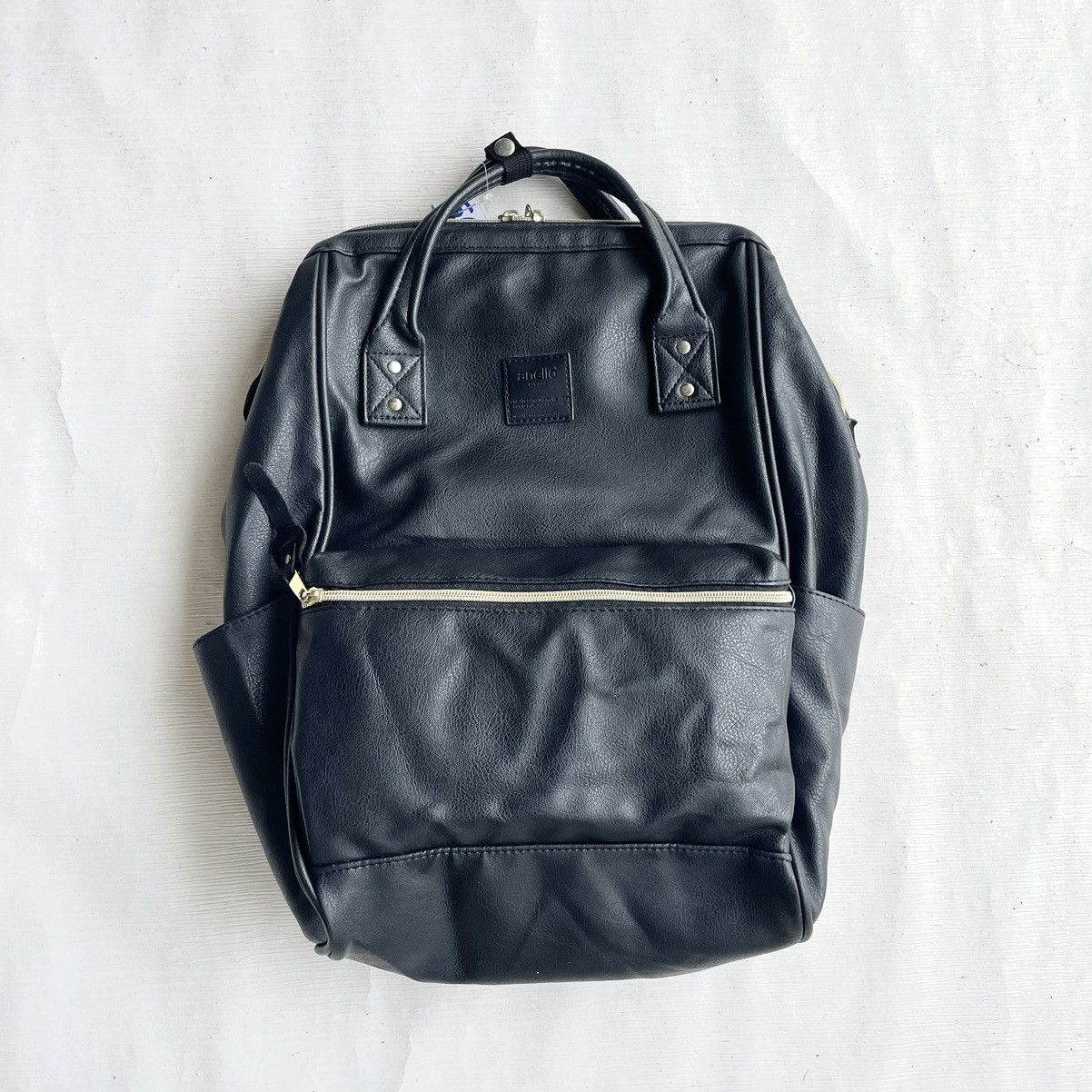 Japanese Brand Anello Japan Black Backpack Size ONE SIZE - 3 Thumbnail