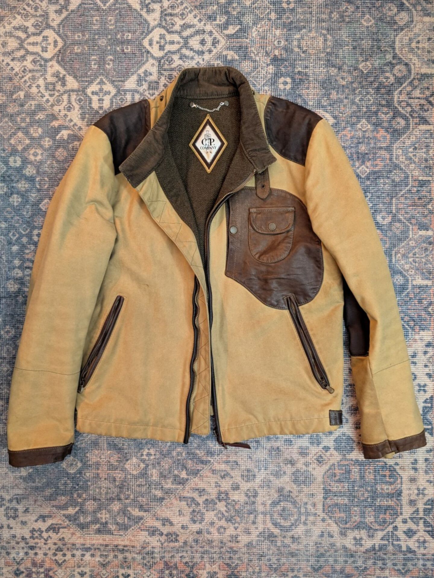 Cp Company Leather Jacket | Grailed