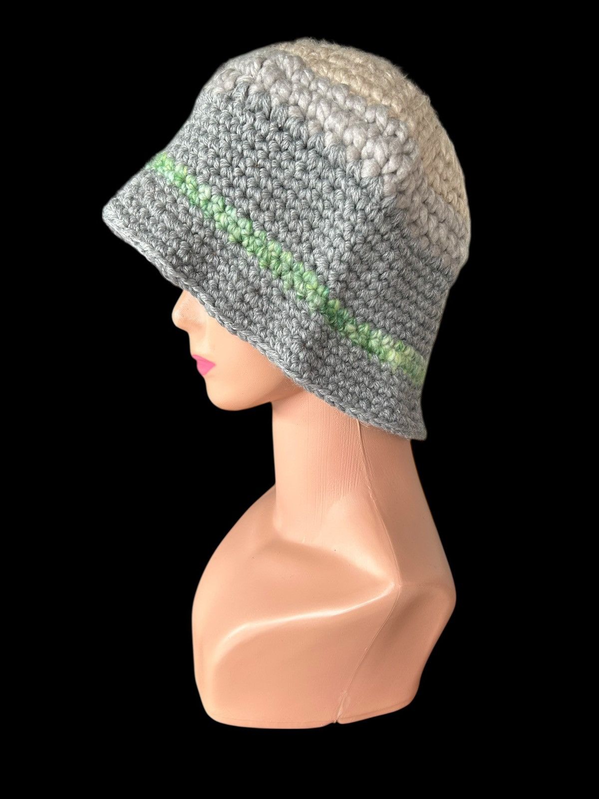 Kapital Crochet Knitted Handmade Hairy Beanie Hats Size ONE SIZE - 2 Thumbnail