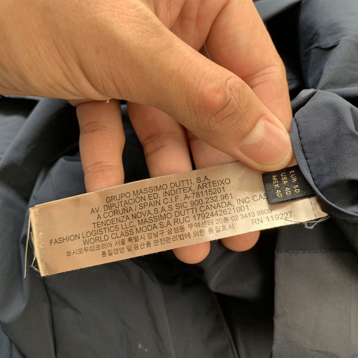 Massimo Dutti Massimo Dutti Nylon Elastane Material Stretch Formal Blazer Size 46S - 8 Thumbnail