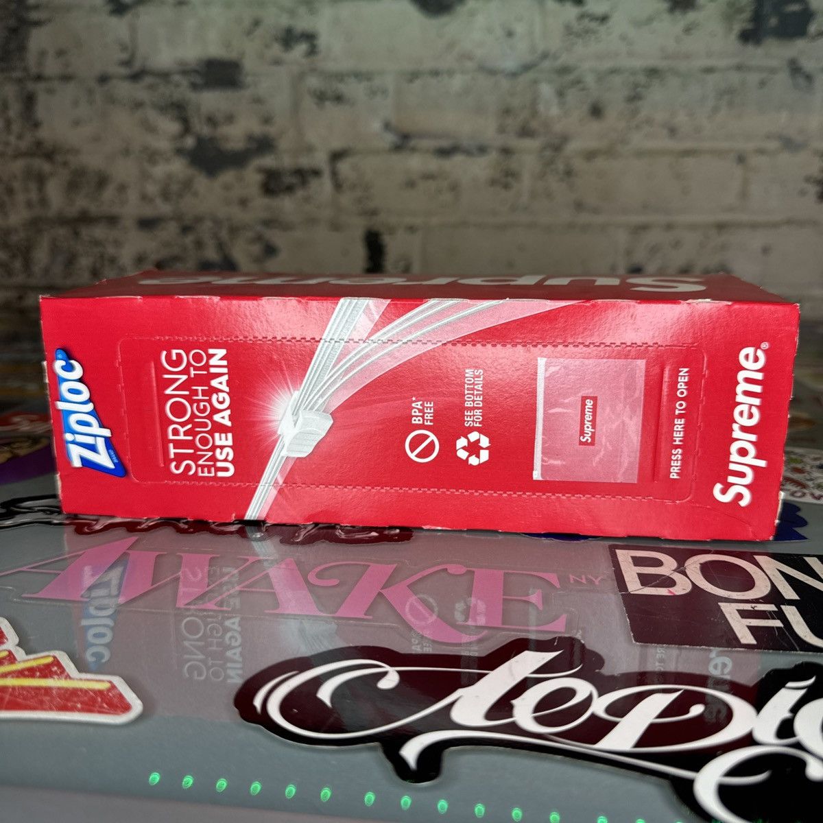 Supreme Supreme Ziploc Bags Box Of 30 Quart Slider Bags SS20 Size ONE SIZE - 2 Thumbnail